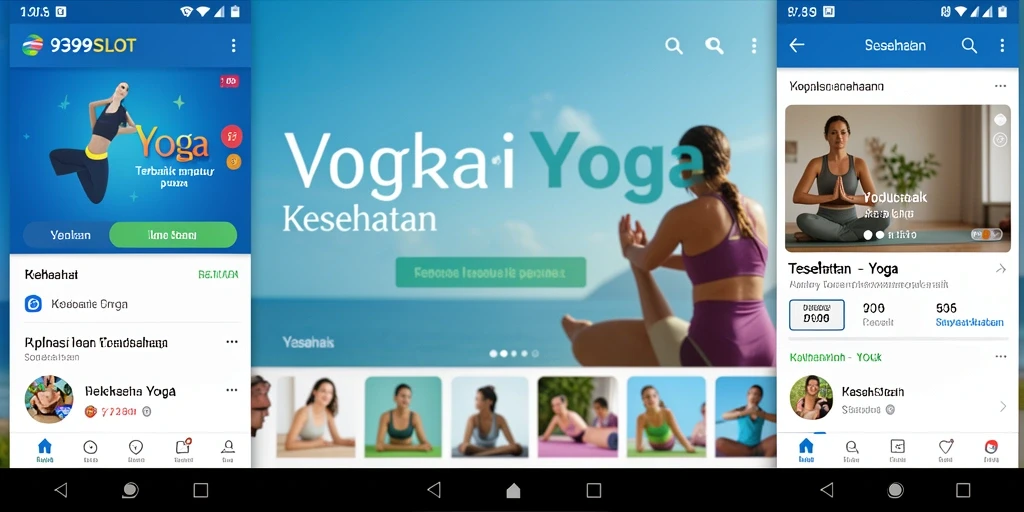 Antarmuka aplikasi Yoga 9399SLOT yang menarik dan fungsional.