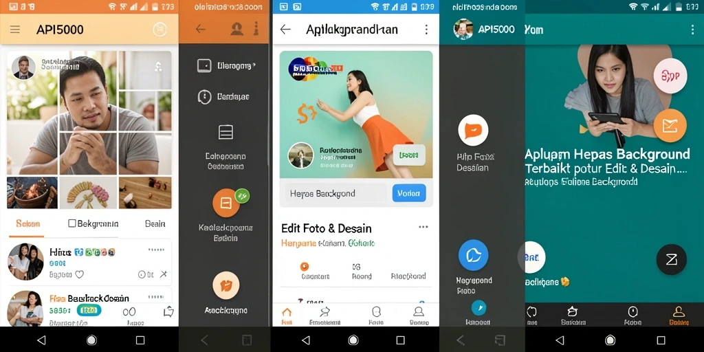 Tampilan antarmuka utama API5000 untuk fungsi Hapus Background yang efisien.