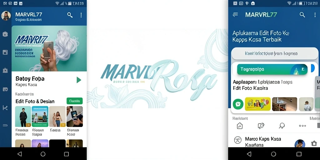 Antarmuka MARVRL77 yang ramah pengguna untuk Edit Foto Kertas Kaca.