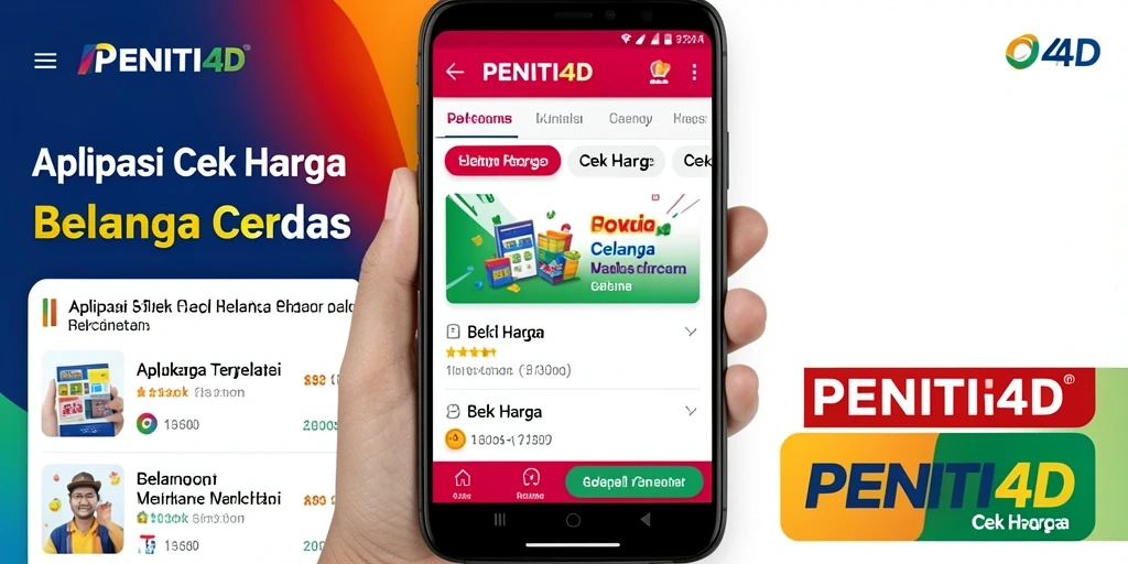 Antarmuka intuitif PENITI4D untuk cek harga produk.