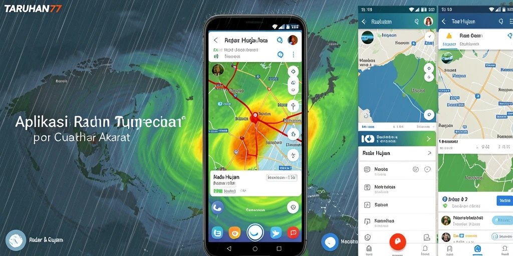Antarmuka TARUHAN77 menampilkan radar hujan dengan jelas dan mudah dipahami.