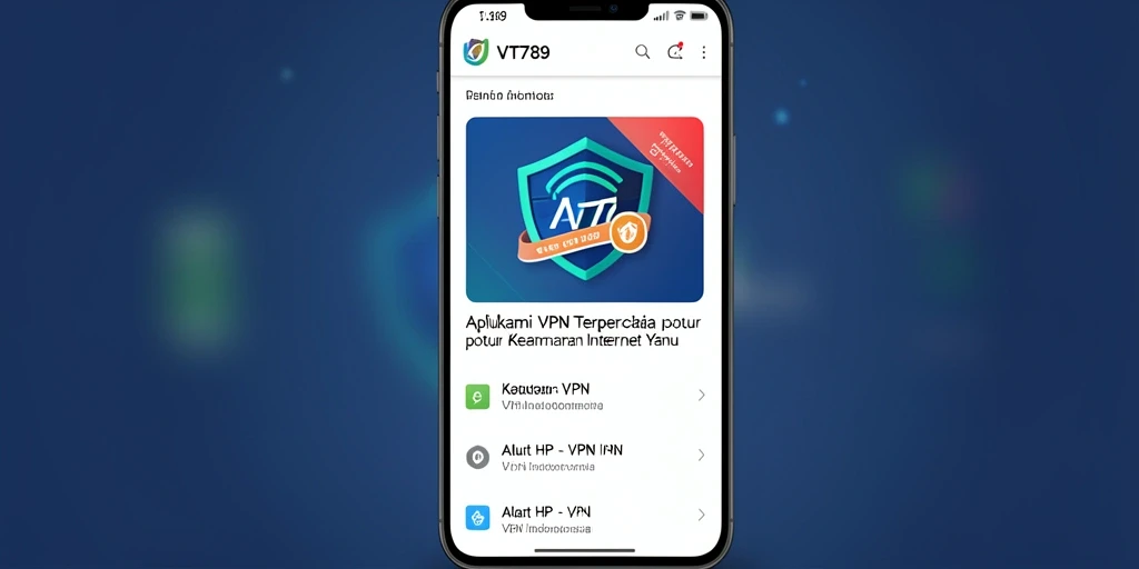 Tampilan antarmuka utama VT789 yang intuitif dan ramah pengguna.