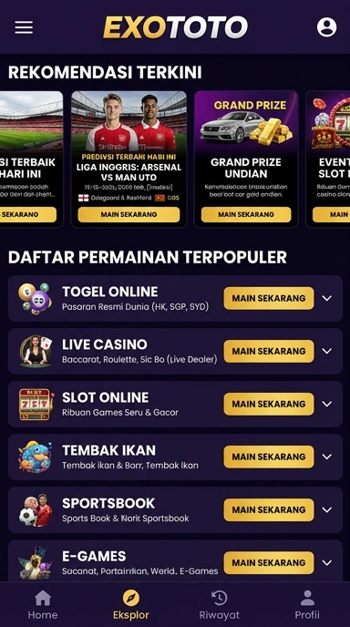 exototo | Indeks Aplikasi Populer dan Kanal Uji Terbaik
