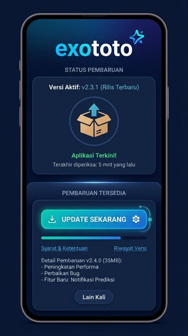 Riwayat Versi Exototo untuk Pengguna Android